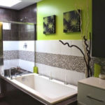 Фото: Ванная комната 5 кв м с зеленым цветом
