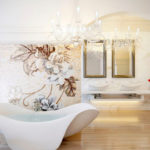Фото: Дизайнерская большая ванная комната